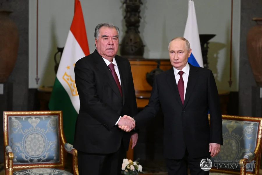 Мулоқоти Эмомалӣ Раҳмон бо Владимир Путин